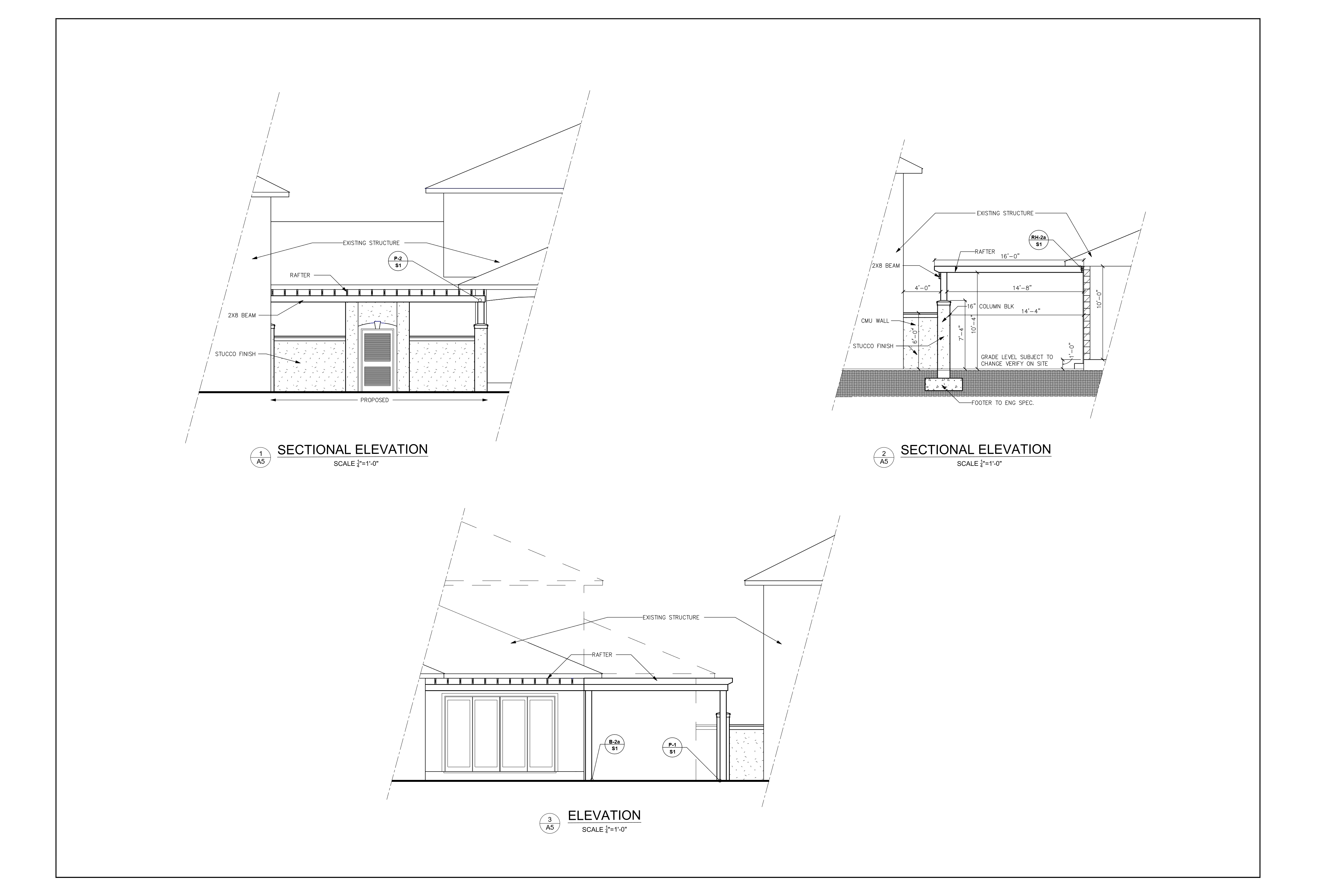 Sections & elevations